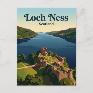 Loch Ness Schottland Postkarte