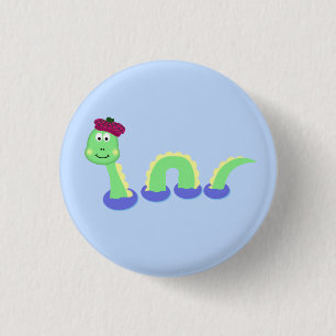 Loch- Nessmonster Button