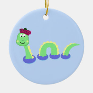 Loch- Nessmonster Keramik Ornament