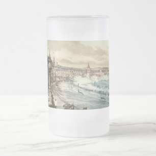 Loch Promenade I, Douglas, Insel Man, England Mattglas Bierglas
