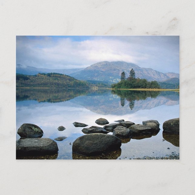 Loch, Schottland in Europa Postkarte (Vorderseite)