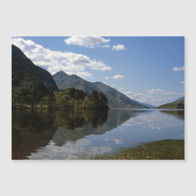 Loch Shiel Scotland Magnetkarte (Vorderseite)