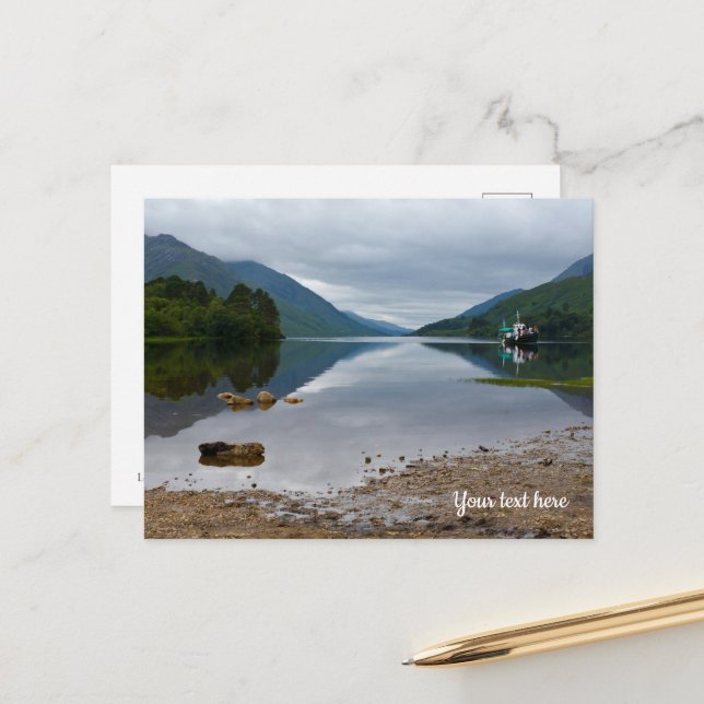 Loch Shiel, Scotland Postcard Feiertagspostkarte (Vorderseite/Rückseite Beispiel)