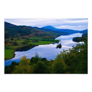 Loch Tummel, Scotland Foto Print