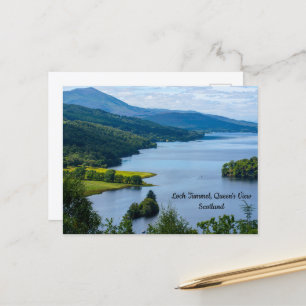 Loch Tummel von Queen's View, Schottland Postcard Postkarte