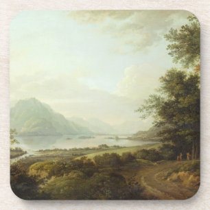 LochAwe, Argyllshire, c.1780-1800 (Öl auf Getränkeuntersetzer