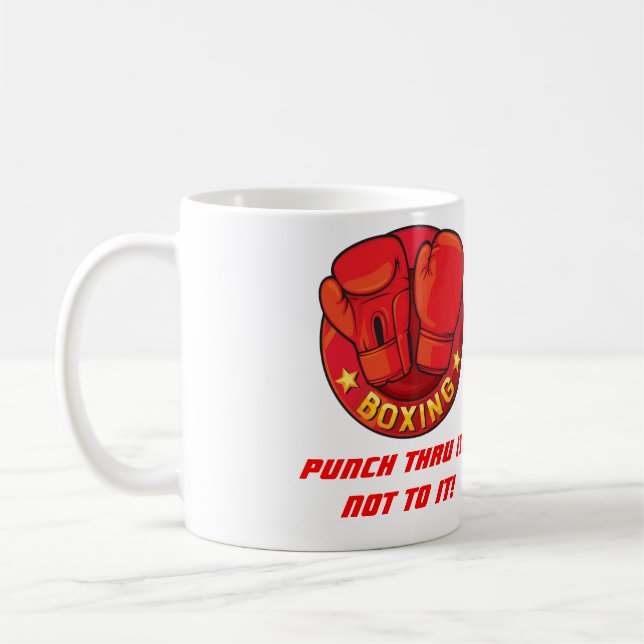 Lochen Sie durch es!   Nicht zu ihm! Kaffeetasse (Links)