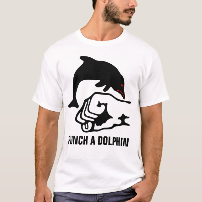 Lochen Sie einen Delphin T-Shirt (Vorderseite)