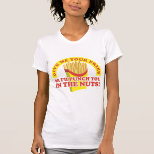 Lochen Sie Sie in den Nüssen für Ihre Fischrogen T-Shirt