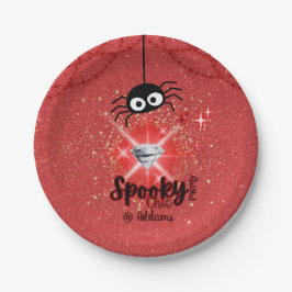 Lochkartenplatte aus Halloween-Party Pappteller