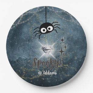 Lochkartenplatte aus Halloween-Party Pappteller