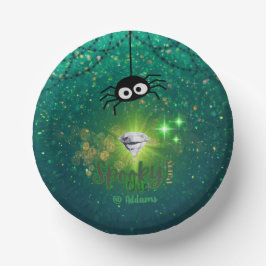 Lochkartenplatte aus Halloween-Party Pappteller