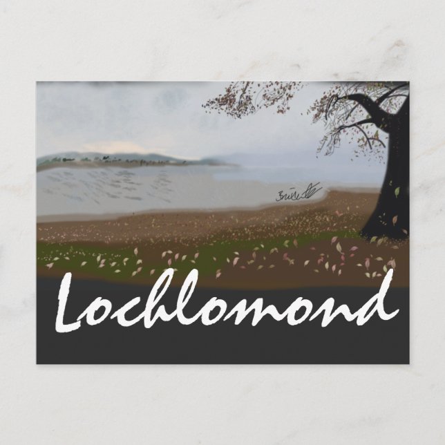 Lochlomond Postcard Postkarte (Vorderseite)