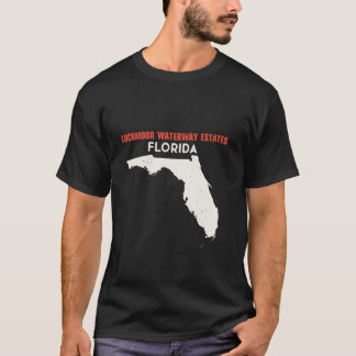Lochmoor Waterway Anwesen Florida USA Staat Americ T-Shirt