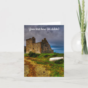 Lochranza Castle, Insel Arran Grußkarte Dankeskarte
