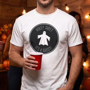 Löchriges Tuch, es ist ein Geist, lustige Hallowee T-Shirt