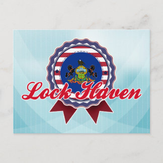 Lock Haven, PA Postkarte
