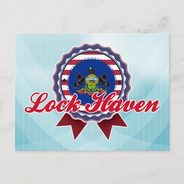 Lock Haven, PA Postkarte (Vorderseite)