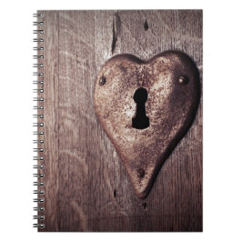 Lock Heart Notizblock