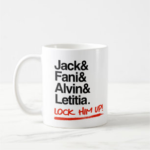 Lock Ihm Up: Jack und Fani und Alvin und Letitia Kaffeetasse