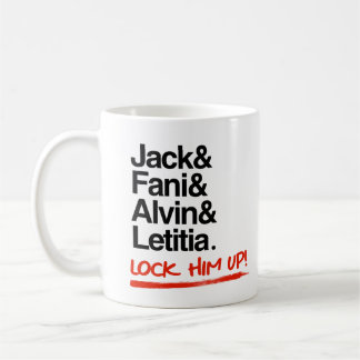 Lock Ihm Up: Jack und Fani und Alvin und Letitia Kaffeetasse