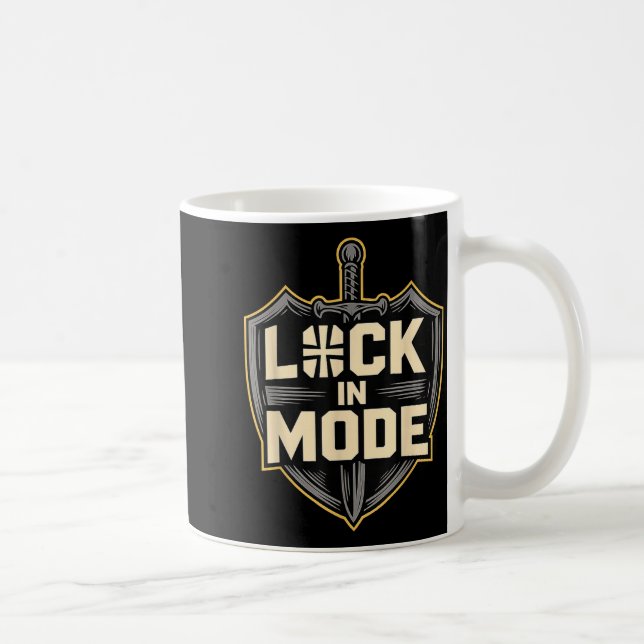 Lock In Mode Christian  Kaffeetasse (Rechts)