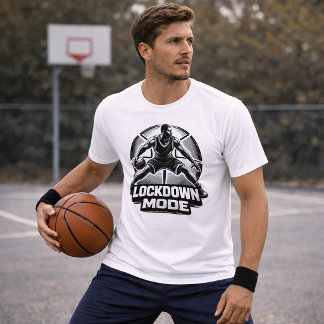 Lockdown Mode Basketball Defense T-Shirt