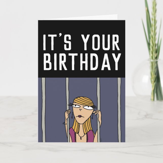 LOCKDOWN QUARANTINE BIRTHDAY GREETTERKARTEN KARTE (Vorderseite)