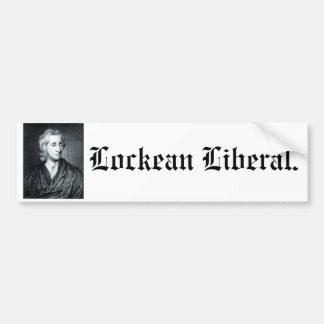 Lockean Liberal-Autoaufkleber Autoaufkleber