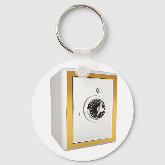 Locked Safe Keychain Schlüsselanhänger (Vorderseite)