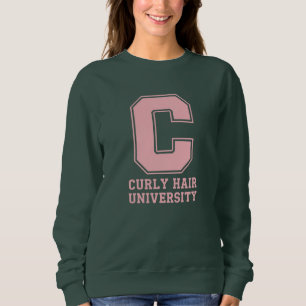 "Locken-Haar-Universität" Individuelles College-Sw Sweatshirt