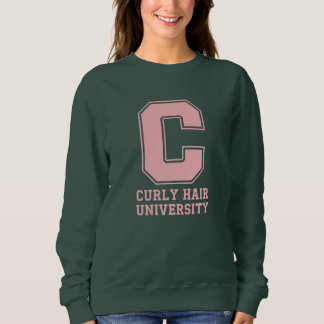 "Locken-Haar-Universität" Individuelles College-Sw Sweatshirt