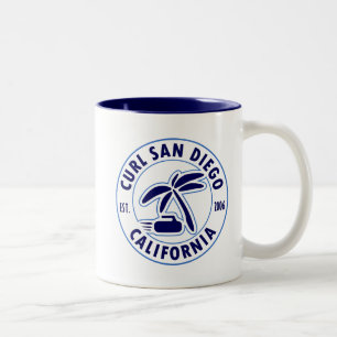 Locken-San Diego Kaffee-Tasse Zweifarbige Tasse