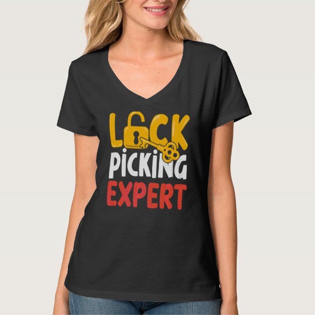 Locken Sie die Auswahl der Picker-Taste. T-Shirt (Vorderseite)