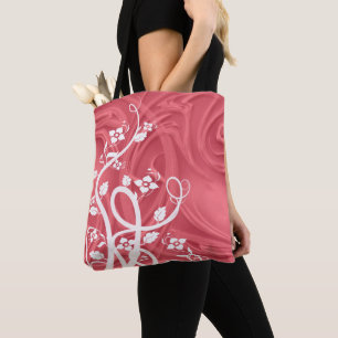 Locken über roter Kunst