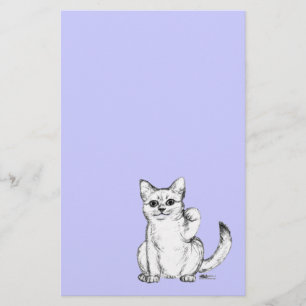 Lockende Kitty Katze Maneki Neko Briefpapier
