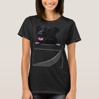 Lockenhauben-Retriever in einer Tasche T-Shirt