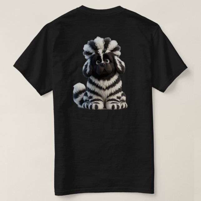 Lockenkopf-Chaos T-Shirt (Design Rückseite)