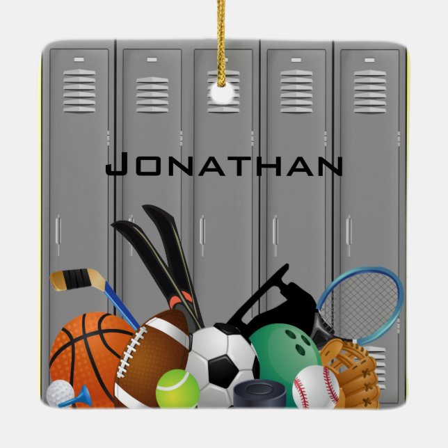 Locker Room Design Ornament (Rückseite)