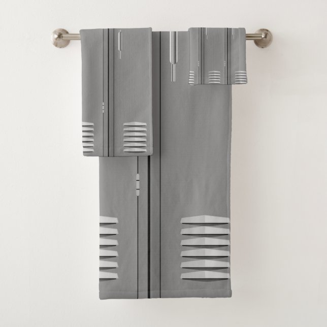 Locker Zimmer Design Badetuch Set (Insitu)