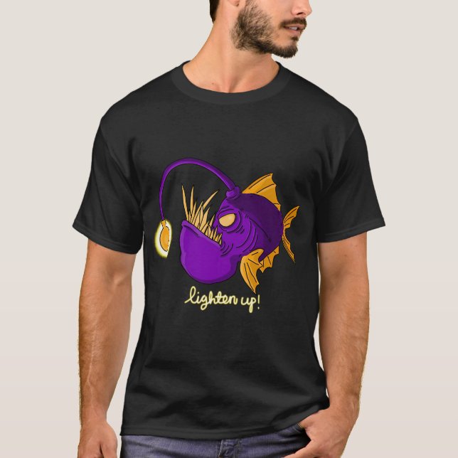 Lockerer Anglerfisch T-Shirt (Vorderseite)