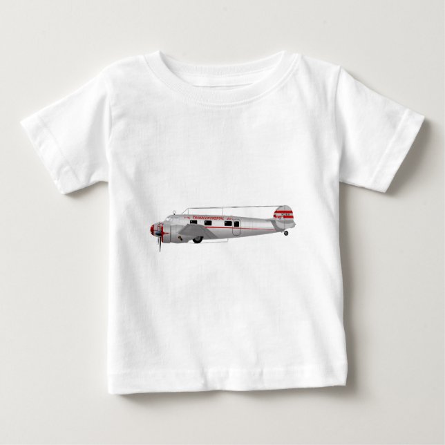 Lockheed 12A Electra Baby T-shirt (Vorderseite)