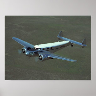 Lockheed, 12A Electra, Luftfahrt 1938_Classic Poster