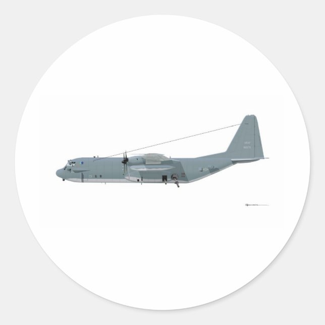 Lockheed AC-130 Specter Runder Aufkleber (Vorderseite)