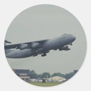 Lockheed C-141B Starlifter Runder Aufkleber