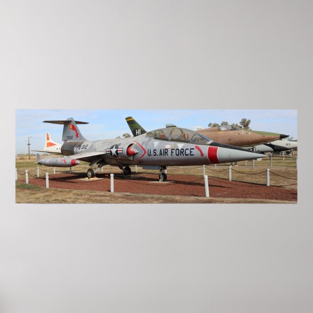 Lockheed F-104 Starfighter Poster (Vorne)