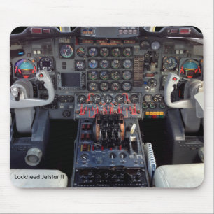 Lockheed Jetstar II Instrumentenfeld und Cockpit Mousepad
