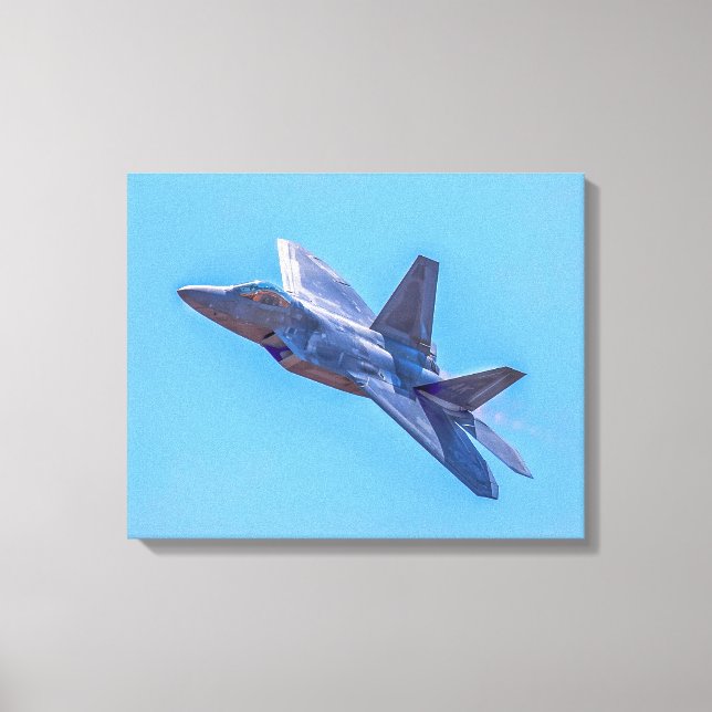 Lockheed Martin F-22A Raptor Leinwanddruck (Vorderseite)