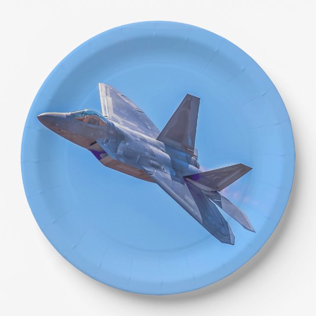 Lockheed Martin F-22A Raptor Pappteller (Vorderseite)