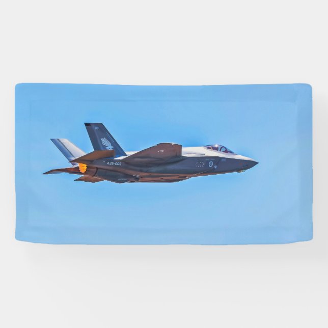 Lockheed Martin F-35A Banner Lightning II (Horizontal)